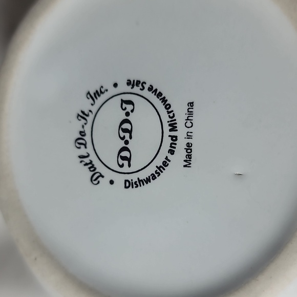 DAT'L DO-IT INC. Vintage Chicken Soup Ceramic Pottery Mug Bowl Cup With Recipe - Picture 5 of 5